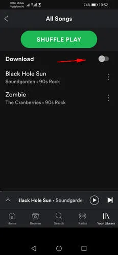 Download Spotify Songs to Android Phone