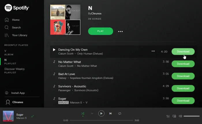 Download Spotify Songs to Apple Watch